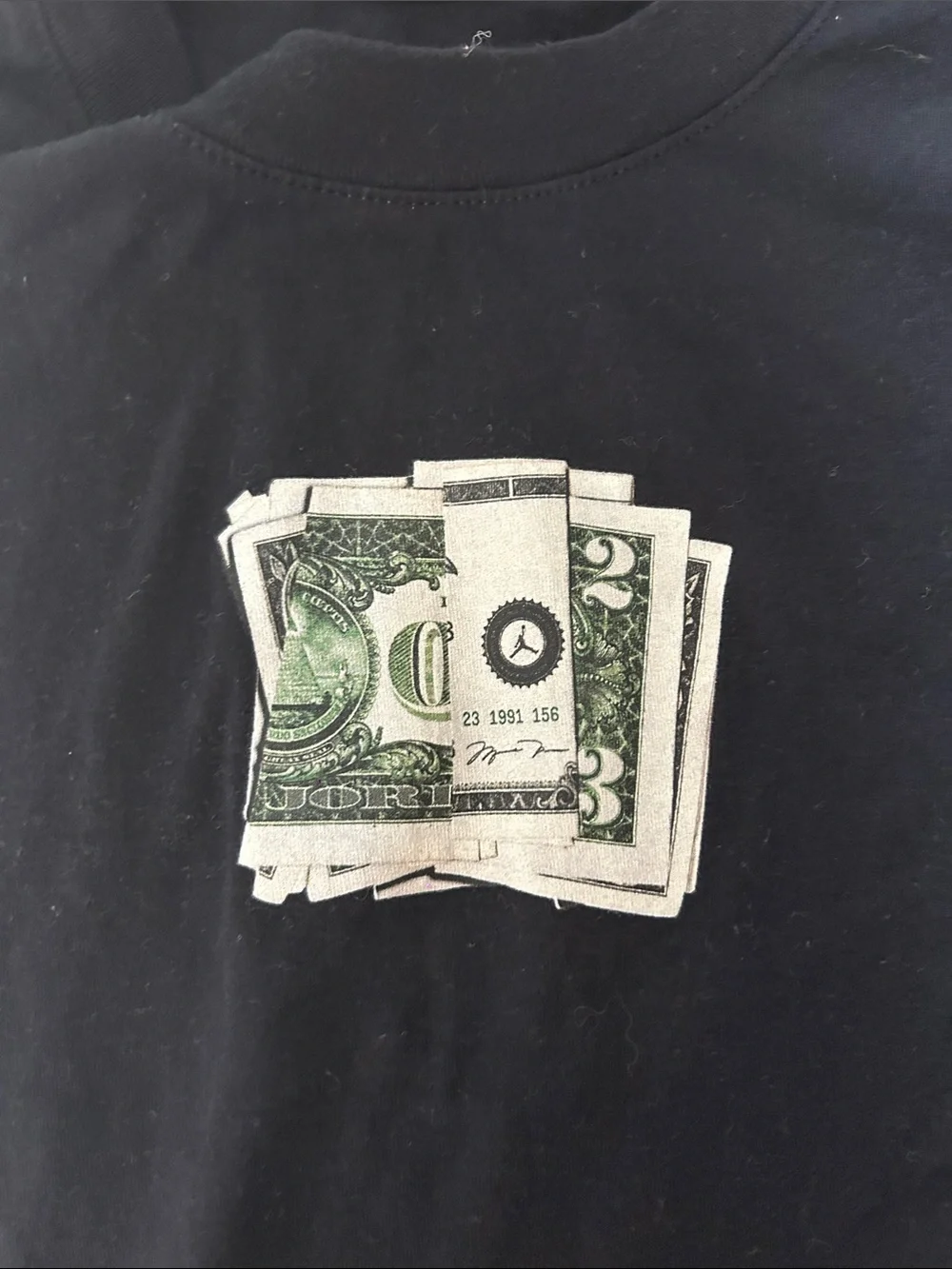 Jordan black tee